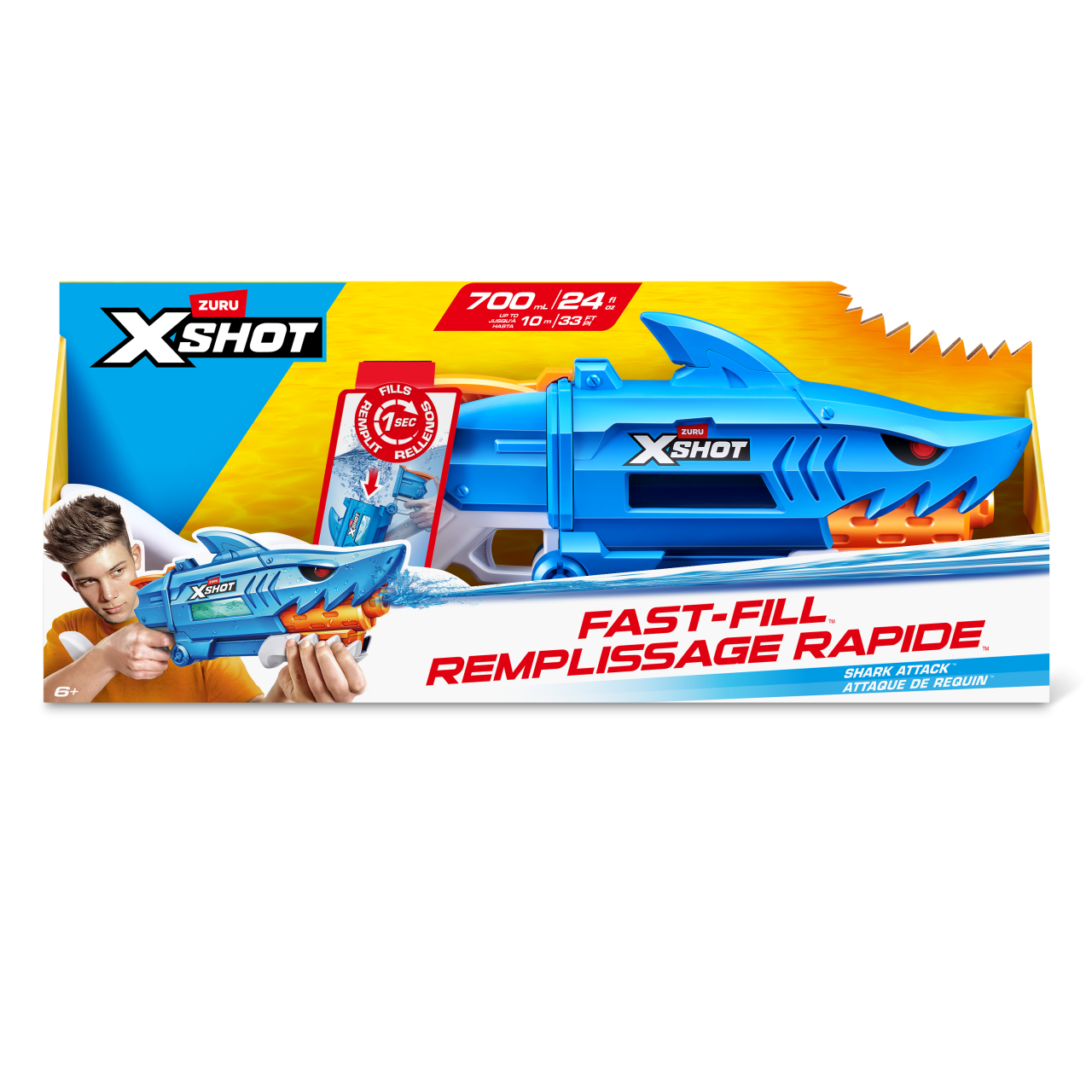 X-Shot Водний бластер Fast Fill Shark