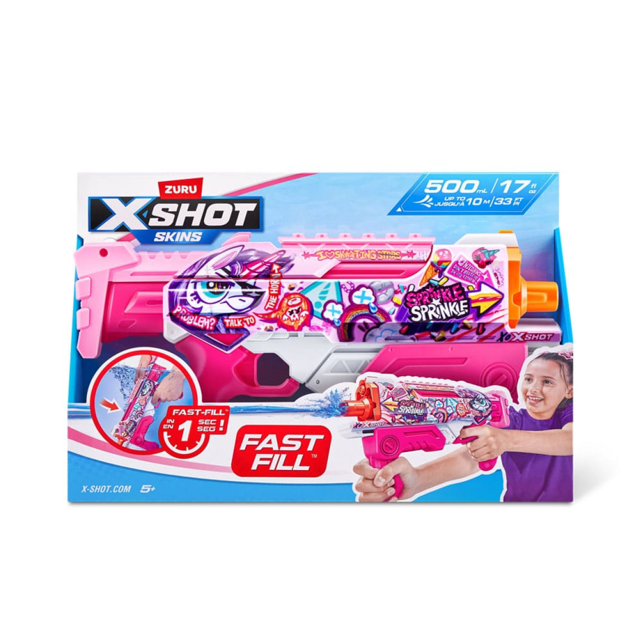 X-Shot Водний бластер Fast-Fill Skins Hyperload Unicorn Splash