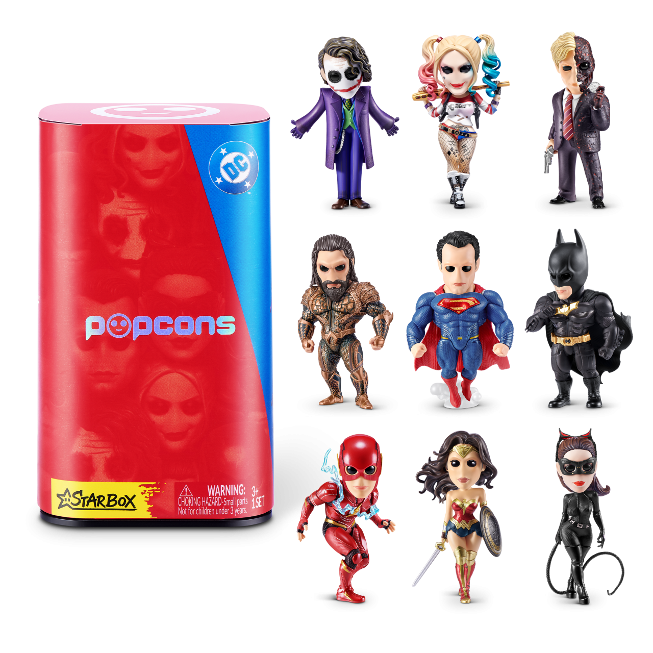 Starbox Іграшка-сюрприз з колекційною фігуркою Popcons (Серія DC Comics)
