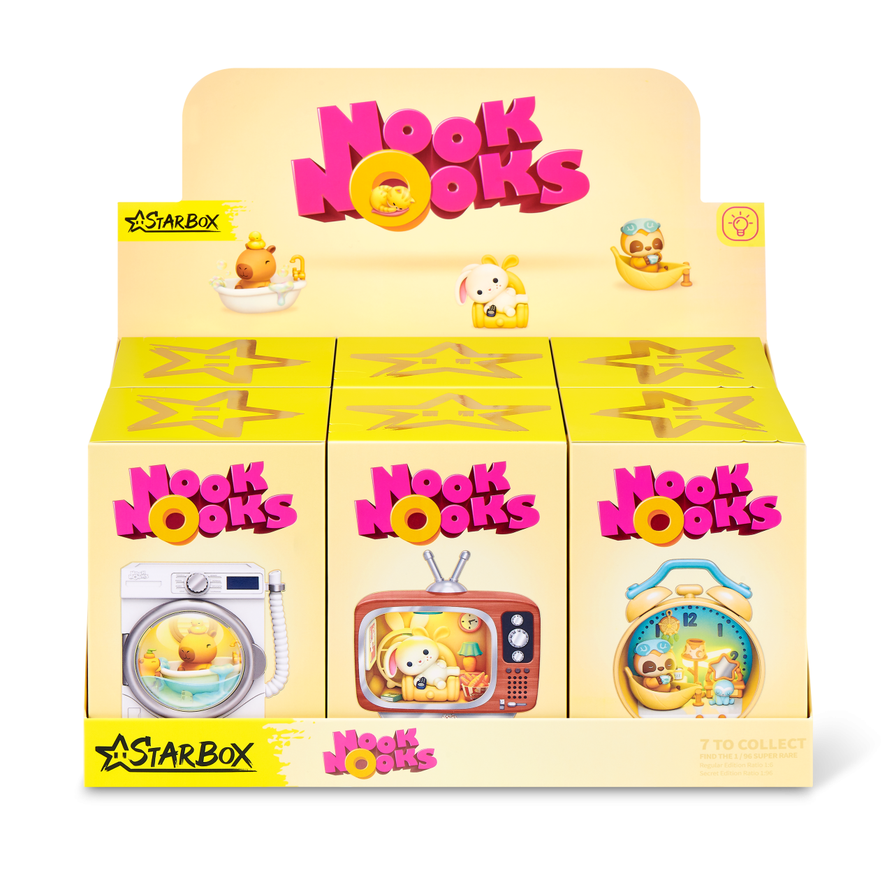 Starbox Іграшка-сюрприз в інтер'єрі з підсвіткою Nook Nooks