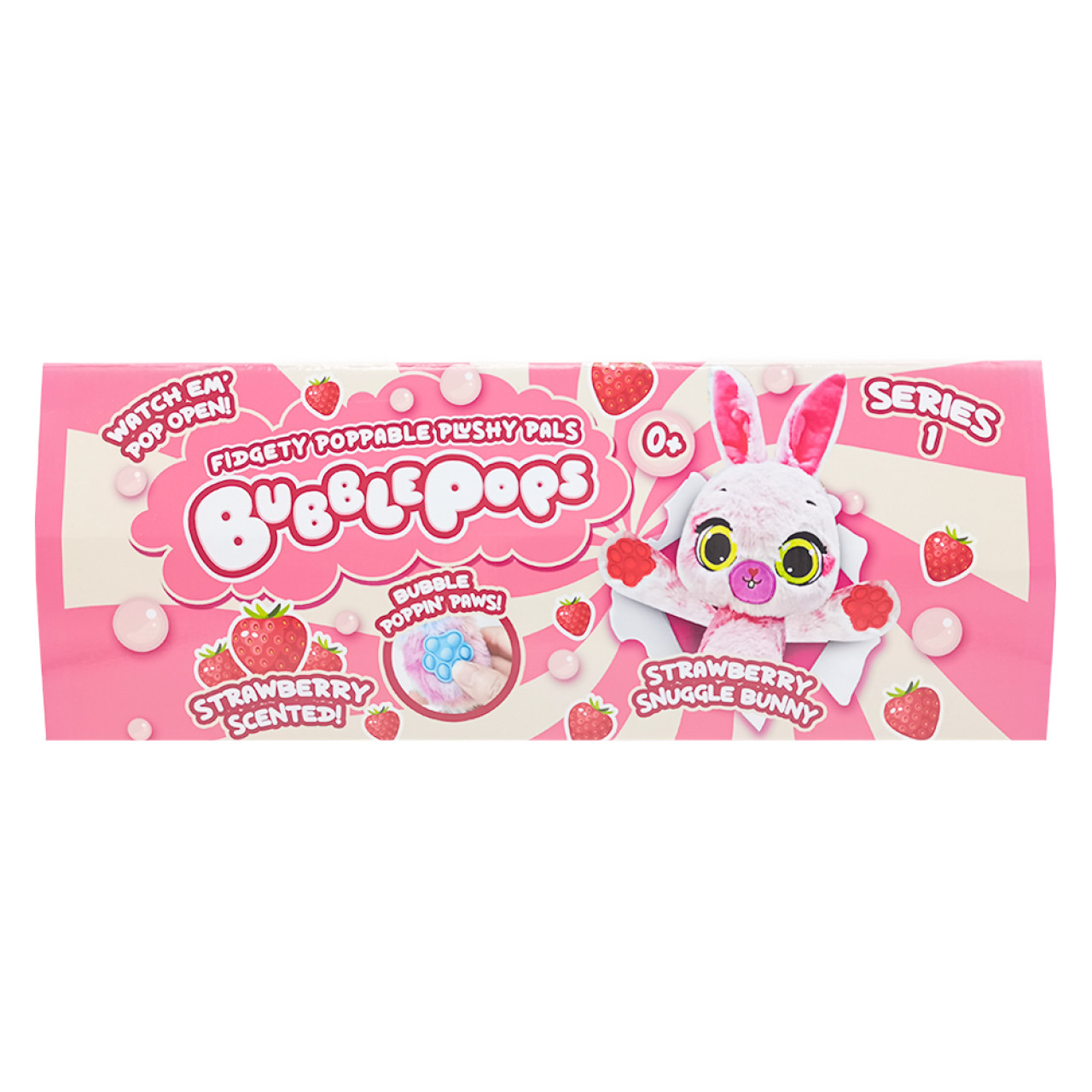 Bubble Pops М’яка іграшка "Полуничне зайченя"