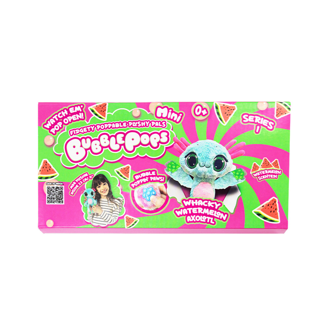 Bubble Pops М’яка іграшка міні "Кавуневий аксолотль"