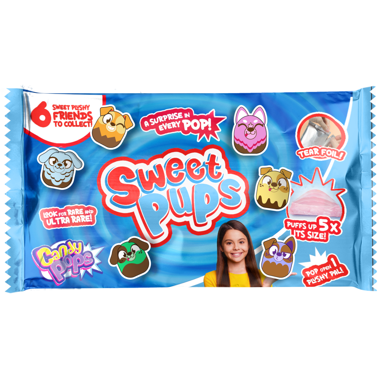 Candy Pops М’яка іграшка "Солодкі цуценята"