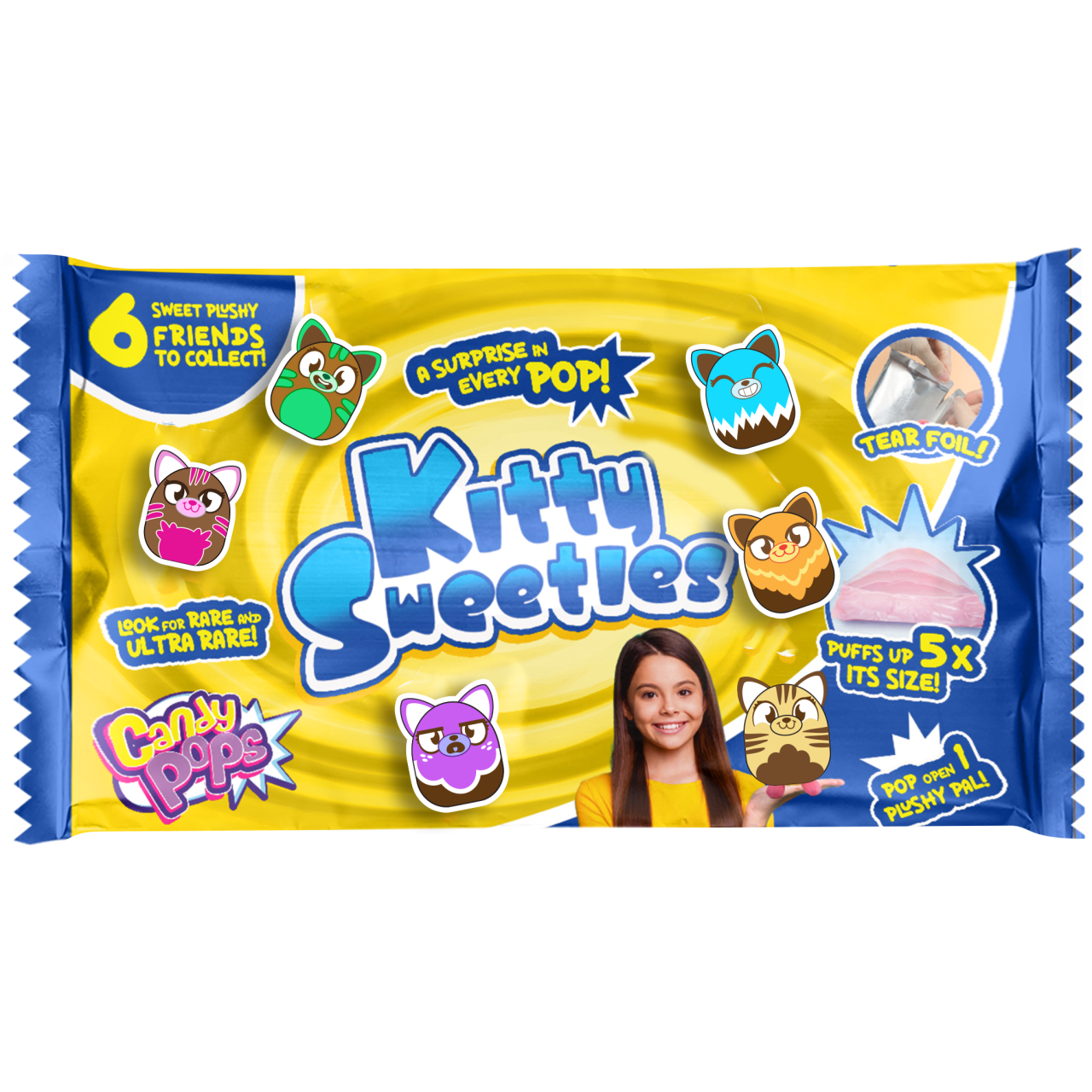 Candy Pops М’яка іграшка "Солоденькі кошенята"