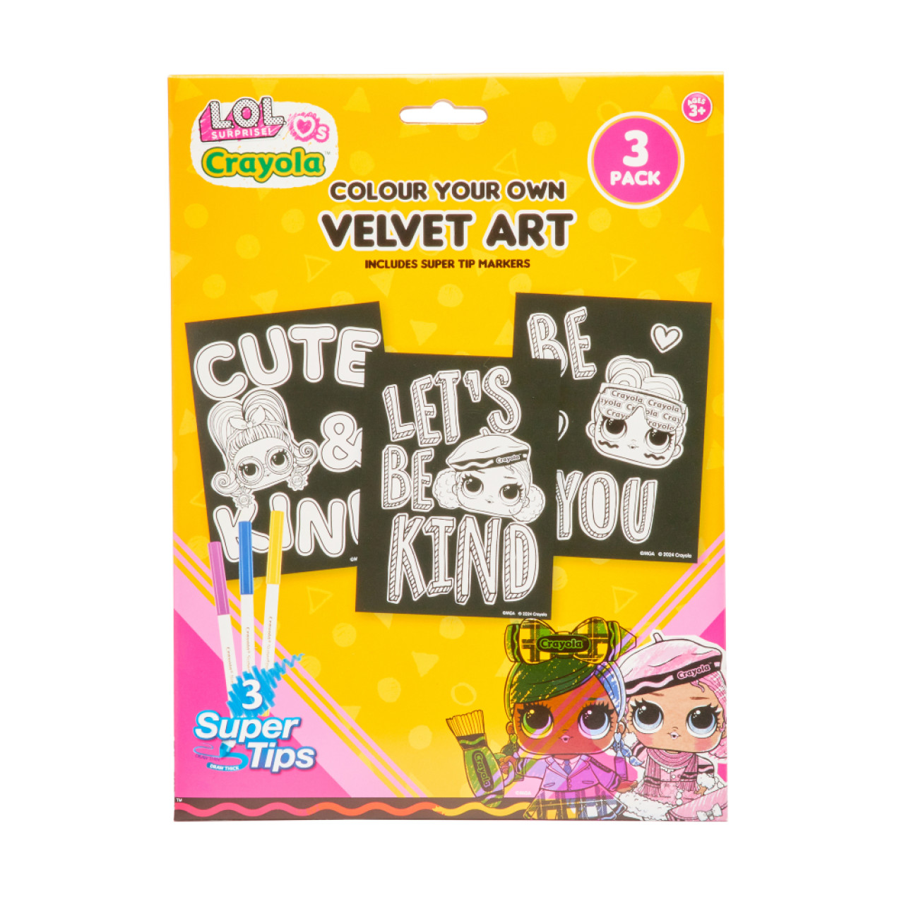 Crayola&LOL Розмальовка "Оксамитовий Арт"