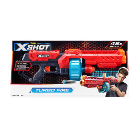 X-Shot Red Швидкострільний бластер Excel Turbo Fire (48 патронів)
