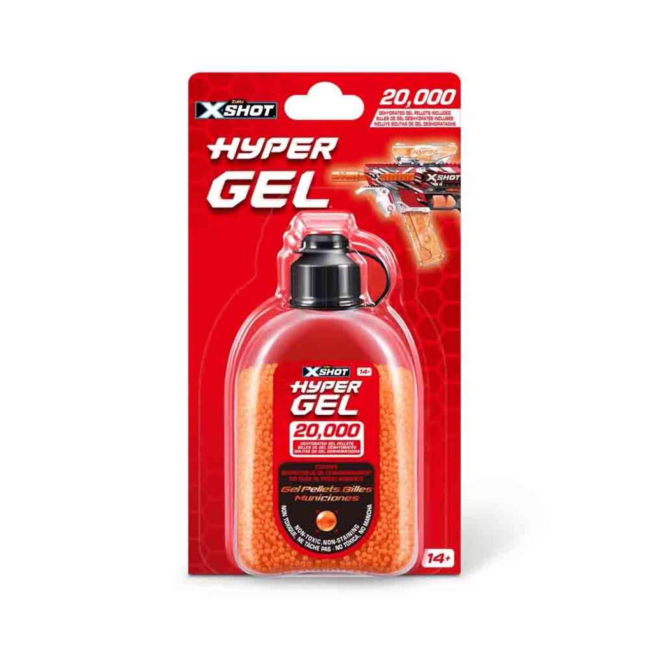 X-Shot Набір з 20 000 гелевих патронів Hyper Gel