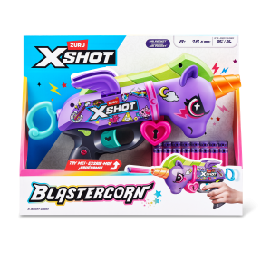 Швидкострільний бластер X-Shot Purple Blastercorn (16 патронів)