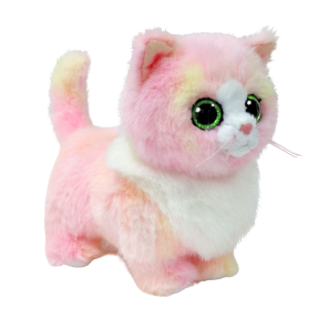 TY Beanie Babies Рожева кішка "ЛЕДІ" 15 см