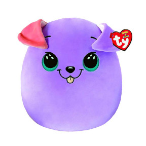 TY Squish-A-Boos Фіолетовий пес "BITSY" 20 см