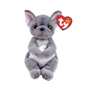TY Beanie Bellies Сірий пес "WILFRED"