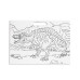 Dinosaur Expedition Розмальовка зі стікерами/ Дінозаур Експедішн Розмальовка зі стікерами