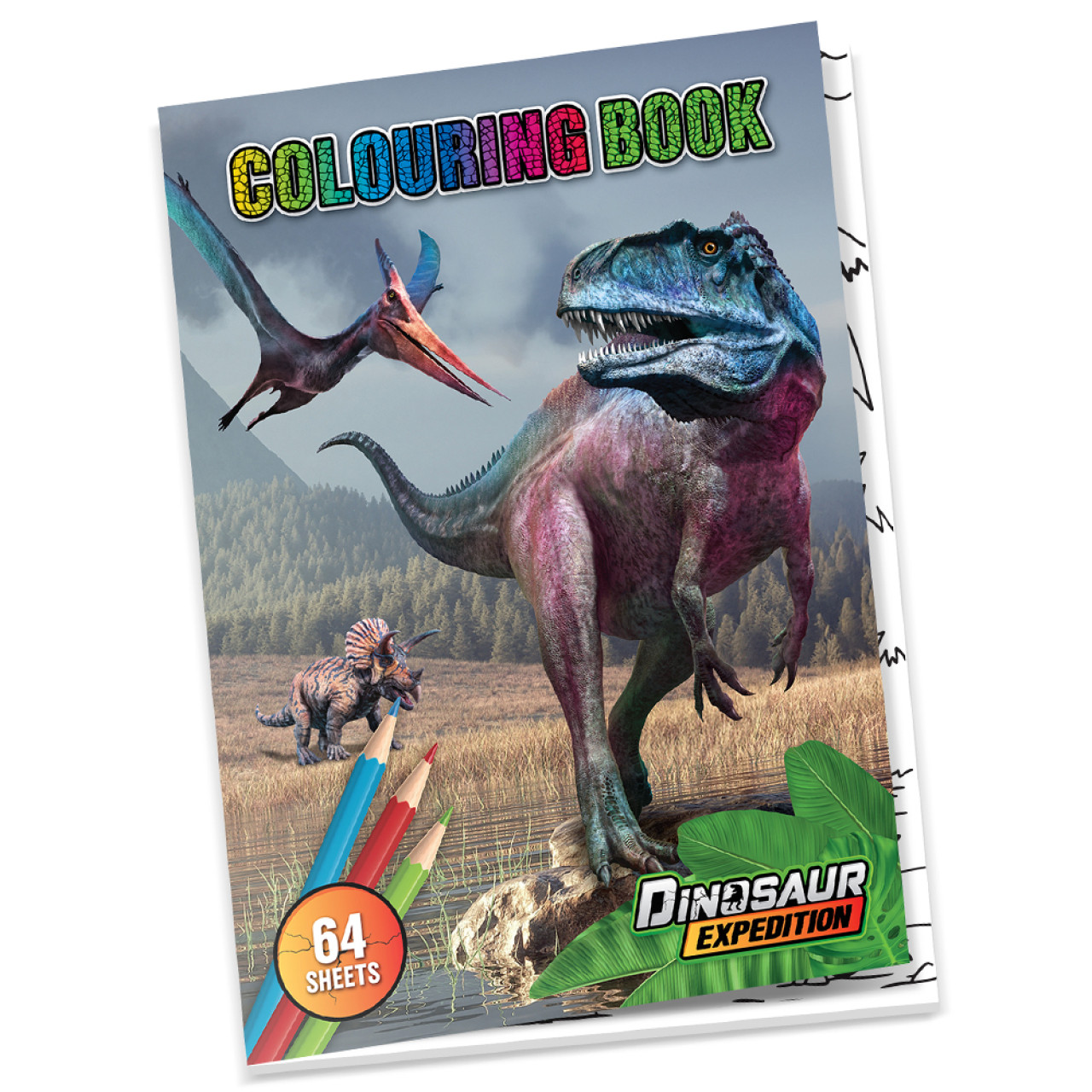 Dinosaur Expedition Розмальовка/ Дінозаур Експедішн Розмальовка