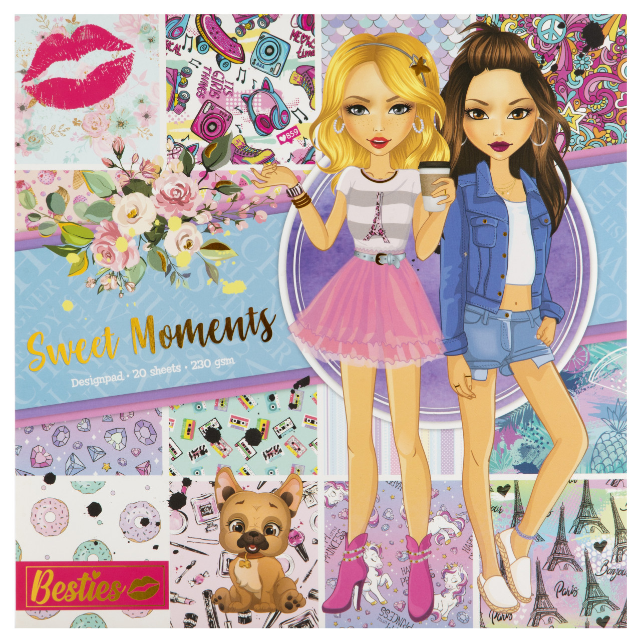 Besties Блокнот для дизайну «Sweet Moments»/ Бестіс Блокнот для дизайну «Світ Моментс»