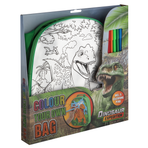 Dinosaur Expedition Рюкзак-розмальовка з фломастерами
