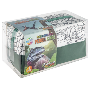 Dinosaur Expedition Пенал-розмальовка з фломастерами
