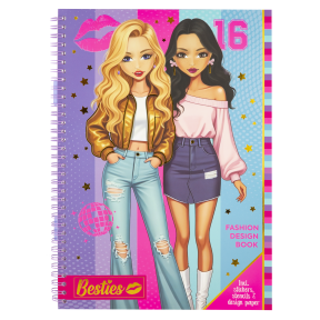 Besties: A Fashion Designer's Book, Purple