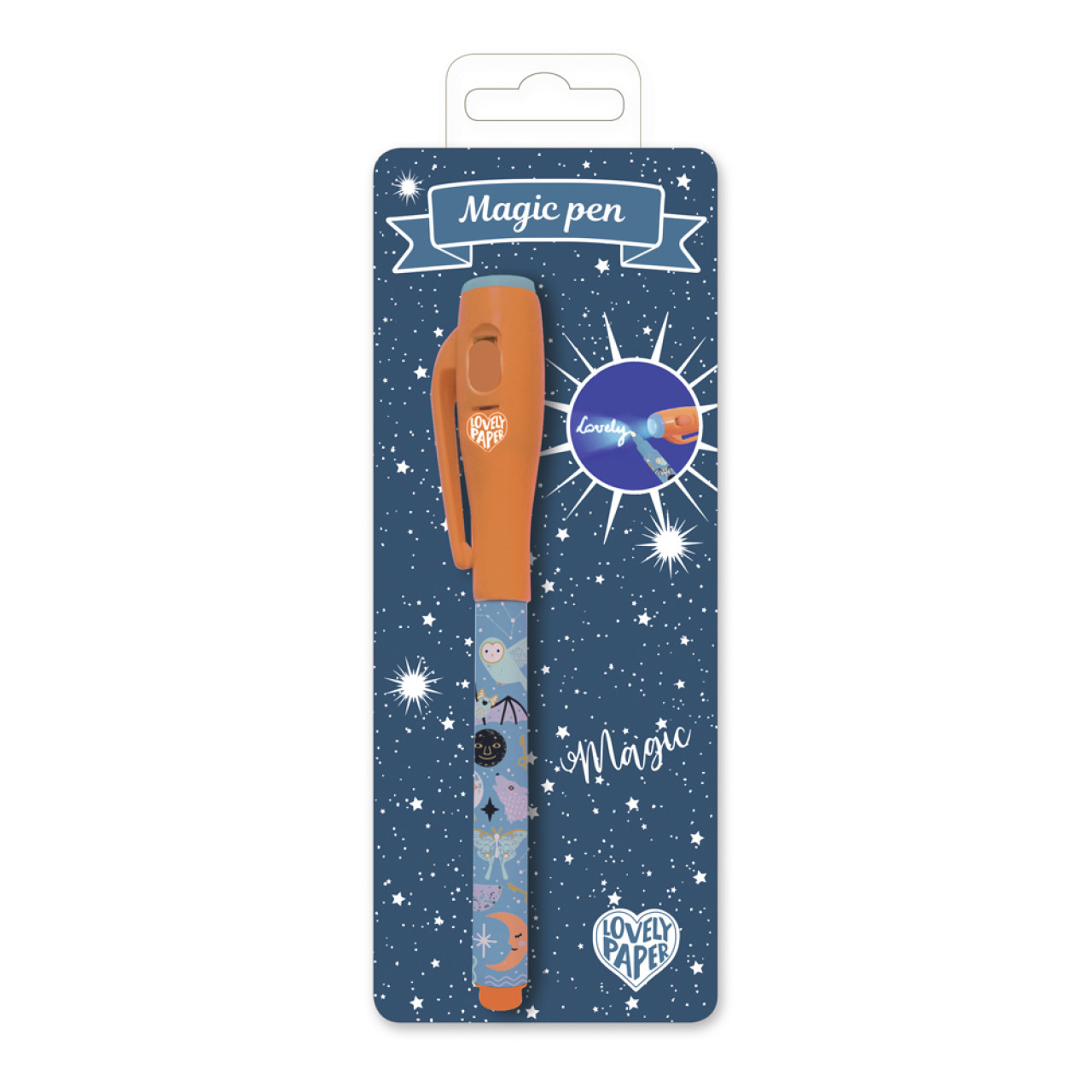 DJECO Чарівна ручка  з "невидимими чорнилами" і ліхтариком "Камілла"