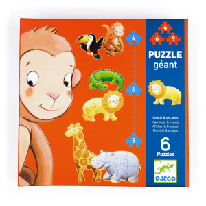 Puzzle DJECO Austin the Monkey and his friends (DJ07114)