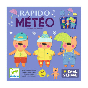Board game DJECO Rapido Meteo (DJ08527)