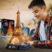 CubicFun three-dimensional puzzle-designer with LED lighting “Eiffel Tower” (L534h)