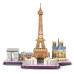 3D puzzle-constructor CubicFun CITY LINE PARIS (MC254h)