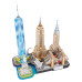 3D puzzle-constructor CubicFun CITY LINE NEW YORK (MC255h)