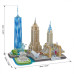 3D puzzle-constructor CubicFun CITY LINE NEW YORK (MC255h)