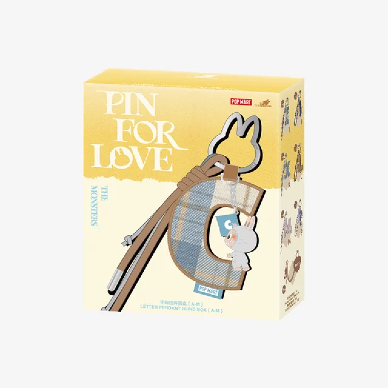 Колекційний брелок-сюрприз THE MONSTERS (Серія Pin for Love) Letter (A-M)