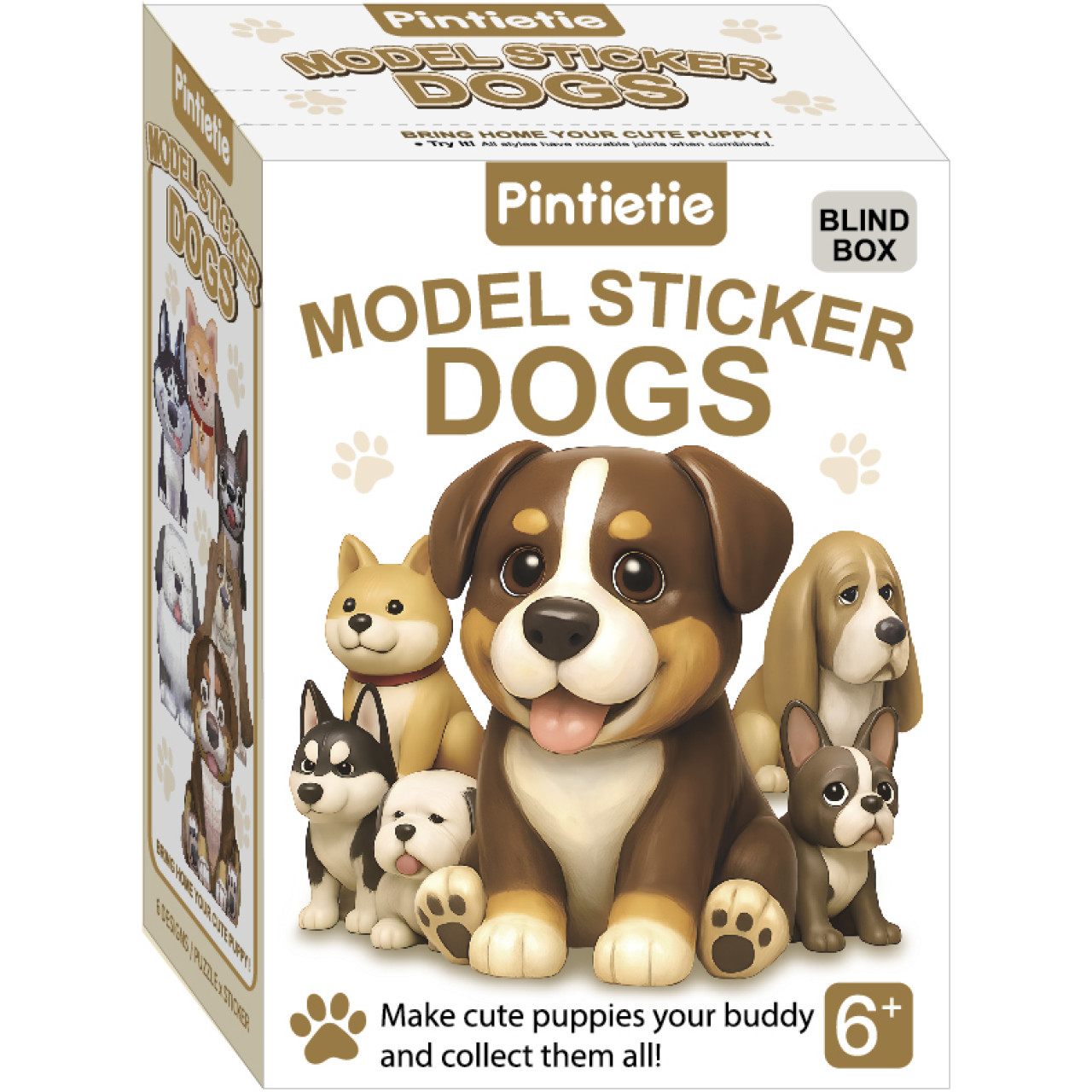 Pintietie 3D конструктор-сюрприз Маленьке щенятко