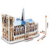 3D puzzle-constructor CubicFun Notre Dame Cathedral mini series (S3012h)