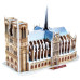 3D puzzle-constructor CubicFun Notre Dame Cathedral mini series (S3012h)