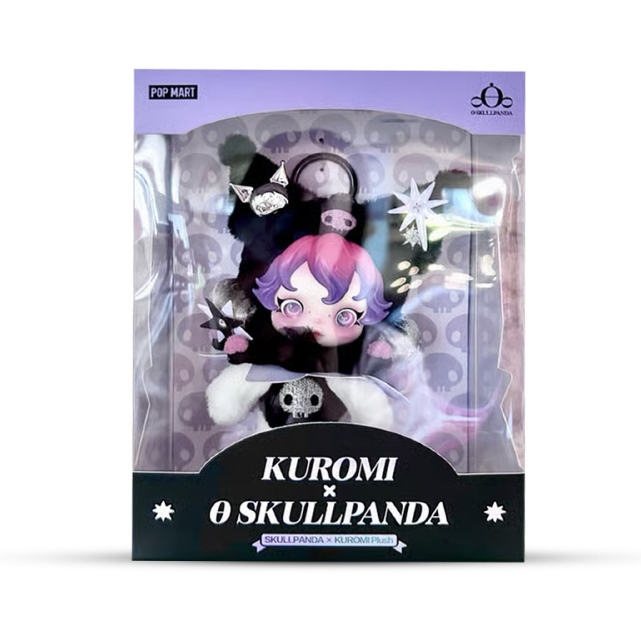 Колекційна м'яка іграшка SKULLPANDA (Серія KUROMI)