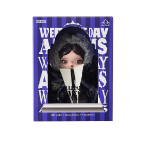 Колекційна м'яка іграшка SKULLPANDA × Wednesday (Серія Nevermore Academy Uniform)